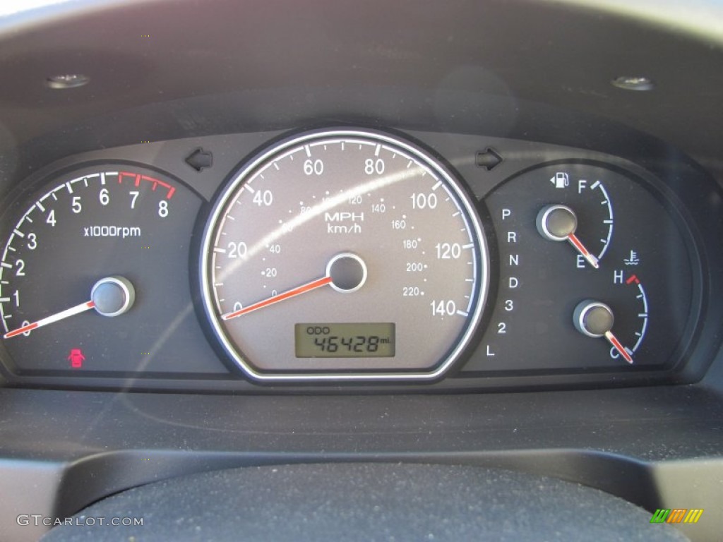 2008 Hyundai Elantra GLS Sedan Gauges Photo #60736003