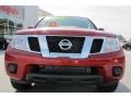 2012 Lava Red Nissan Frontier SV Crew Cab  photo #8