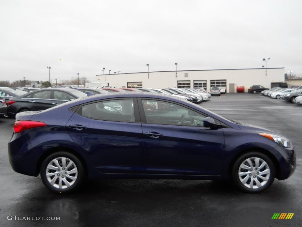 Indigo Blue Pearl 2011 Hyundai Elantra GLS Exterior Photo #60736252