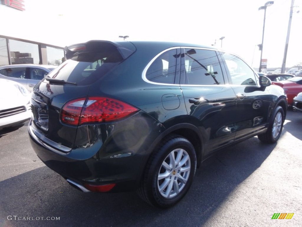 2012 Cayenne  - Jet Green Metallic / Luxor Beige photo #7