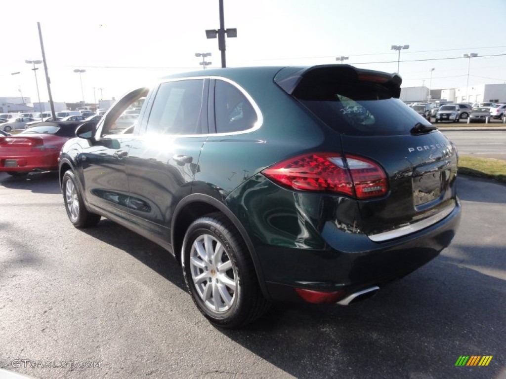 2012 Cayenne  - Jet Green Metallic / Luxor Beige photo #9