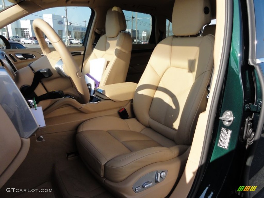 2012 Cayenne  - Jet Green Metallic / Luxor Beige photo #16