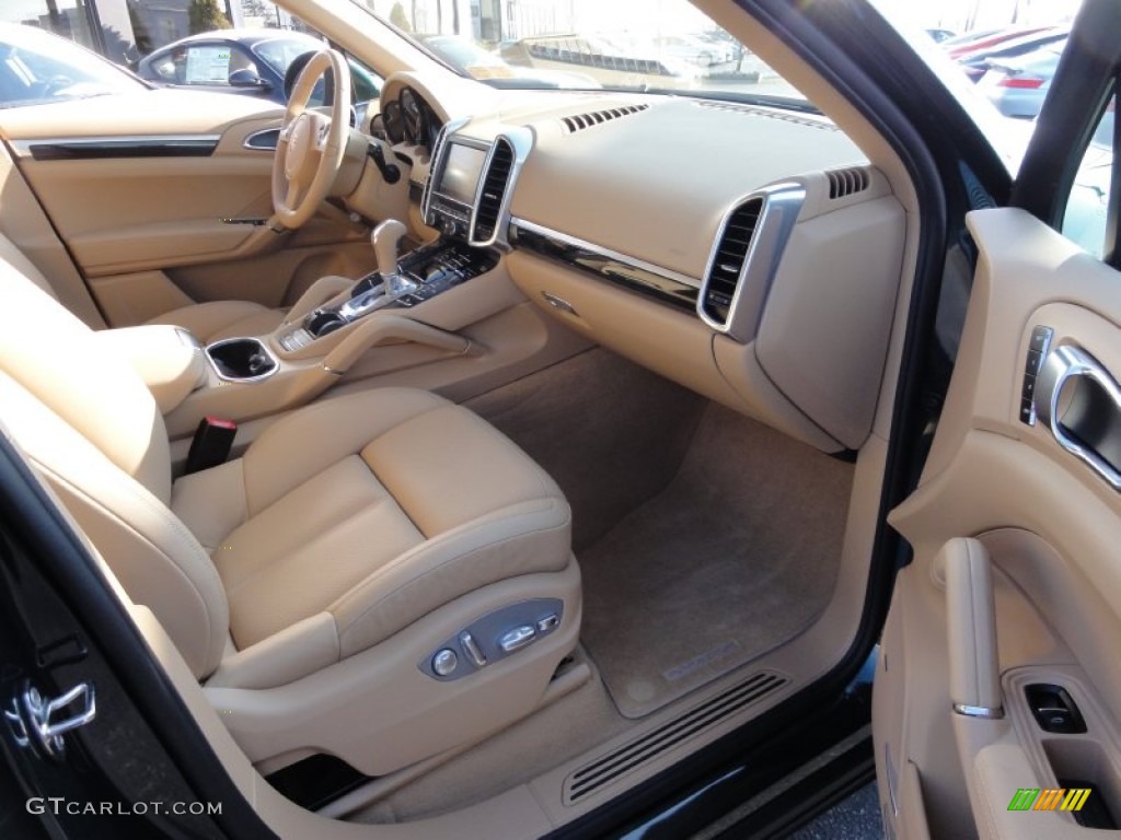 2012 Cayenne  - Jet Green Metallic / Luxor Beige photo #17