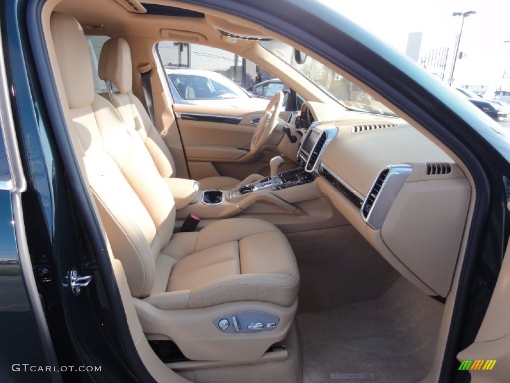 2012 Cayenne  - Jet Green Metallic / Luxor Beige photo #19