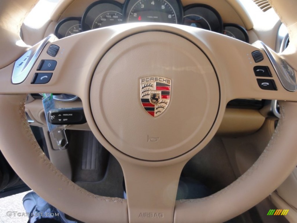 2012 Cayenne  - Jet Green Metallic / Luxor Beige photo #45