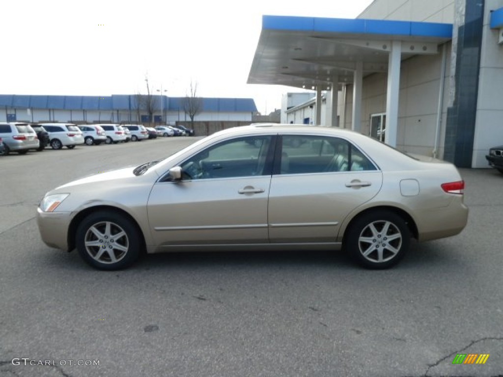 2003 Accord EX V6 Sedan - Desert Mist Metallic / Ivory photo #2