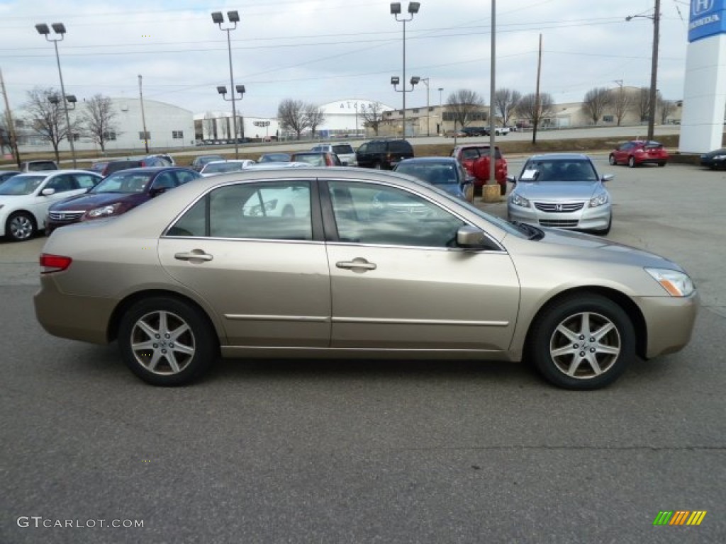 2003 Accord EX V6 Sedan - Desert Mist Metallic / Ivory photo #6