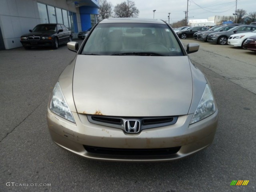 2003 Accord EX V6 Sedan - Desert Mist Metallic / Ivory photo #8