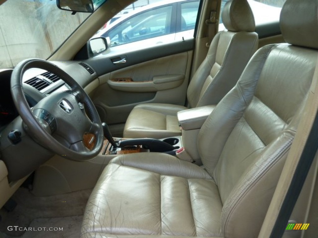 2003 Accord EX V6 Sedan - Desert Mist Metallic / Ivory photo #10