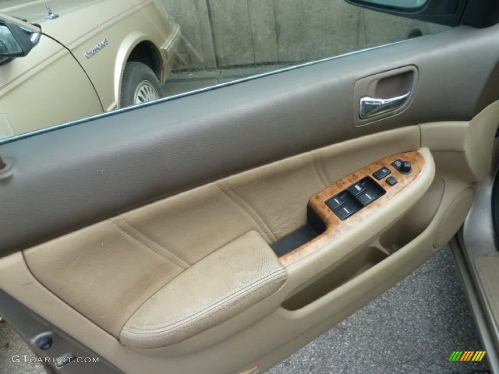 2003 Accord EX V6 Sedan - Desert Mist Metallic / Ivory photo #13