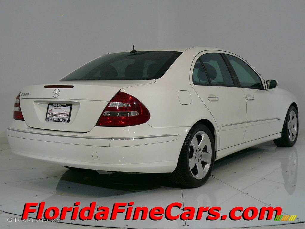 2003 E 320 Sedan - Alabaster White / Black photo #2