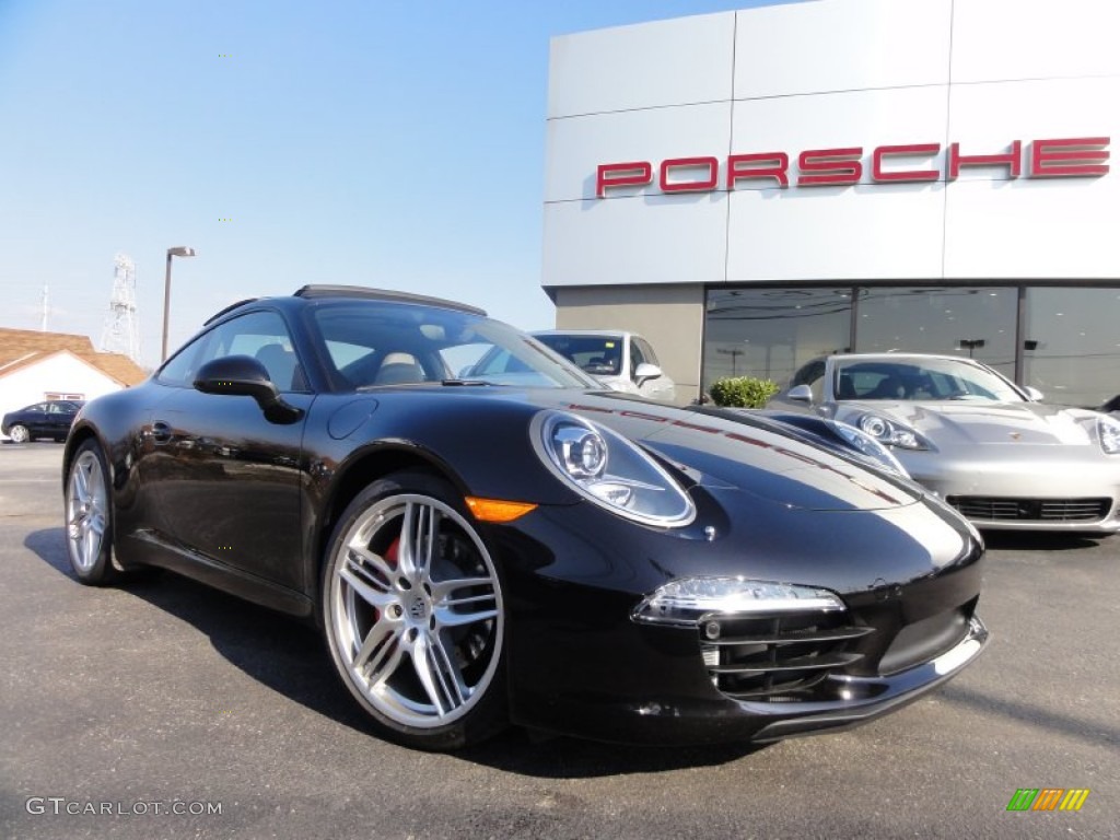 Basalt Black Metallic 2012 Porsche New 911 Carrera S Coupe Exterior Photo #60737914