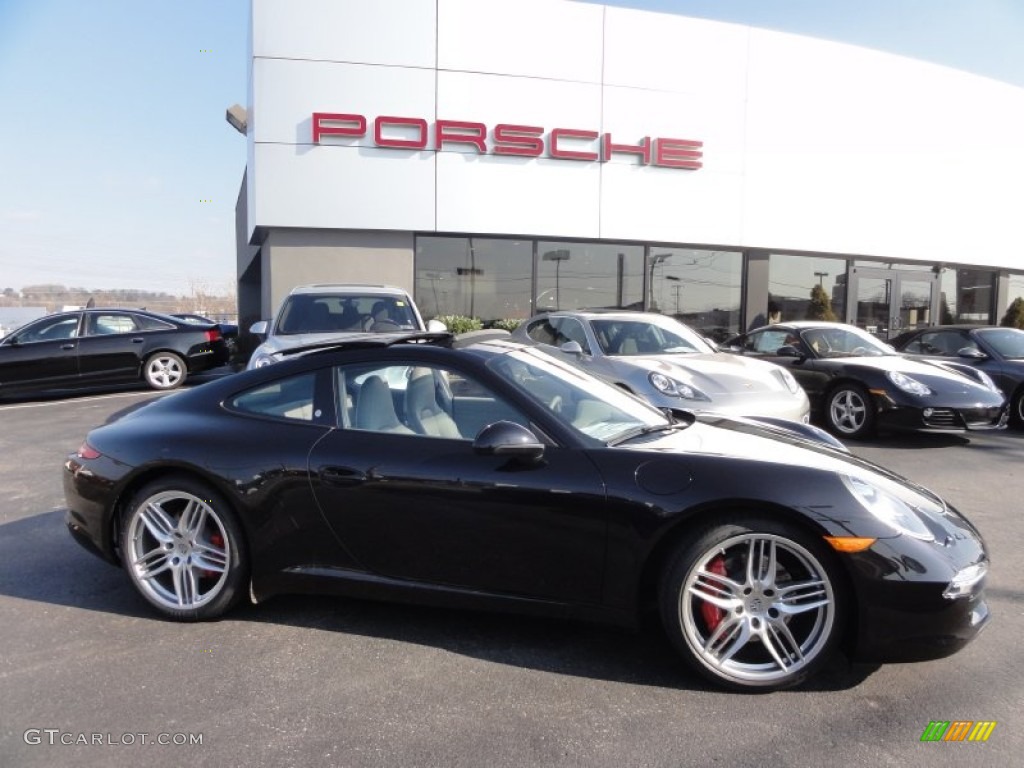 Basalt Black Metallic 2012 Porsche New 911 Carrera S Coupe Exterior Photo #60737965