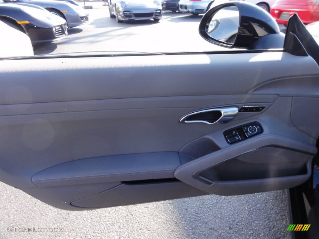 2012 Porsche New 911 Carrera S Coupe Platinum Grey Door Panel Photo #60738028
