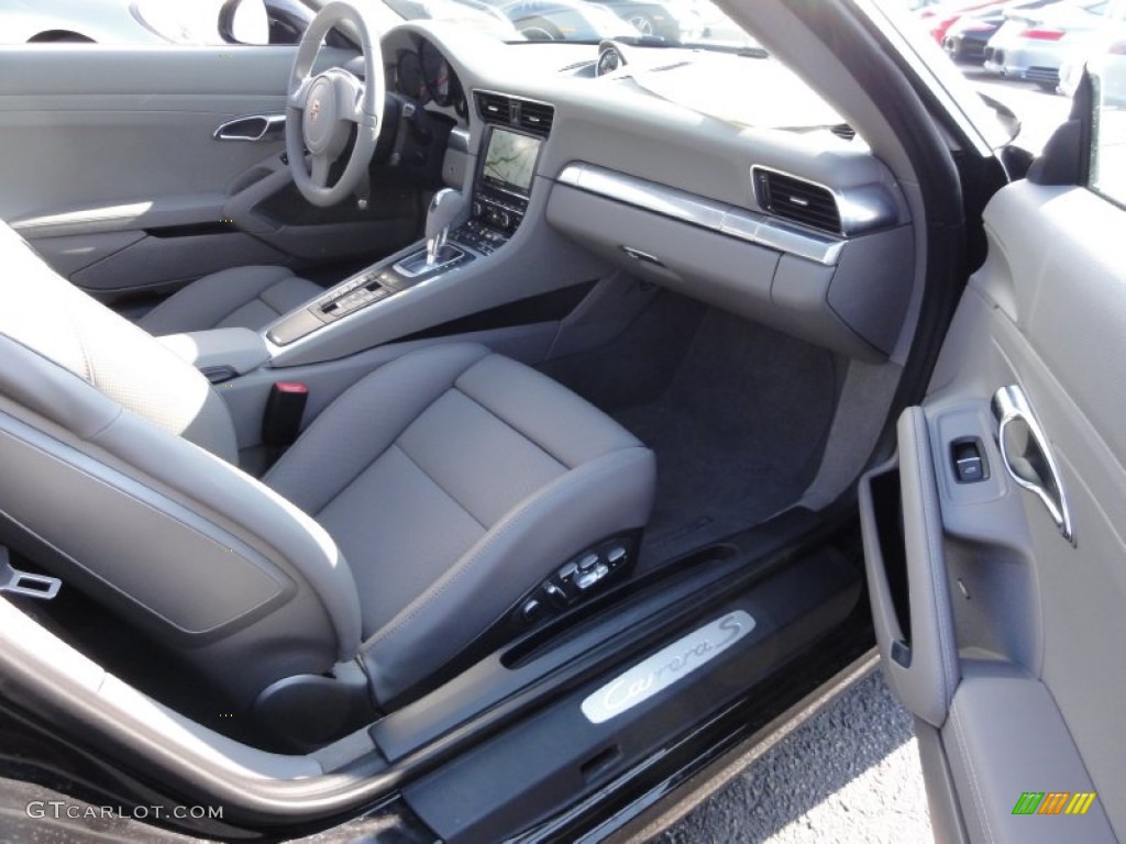 2012 Porsche New 911 Carrera S Coupe Platinum Grey Dashboard Photo #60738067