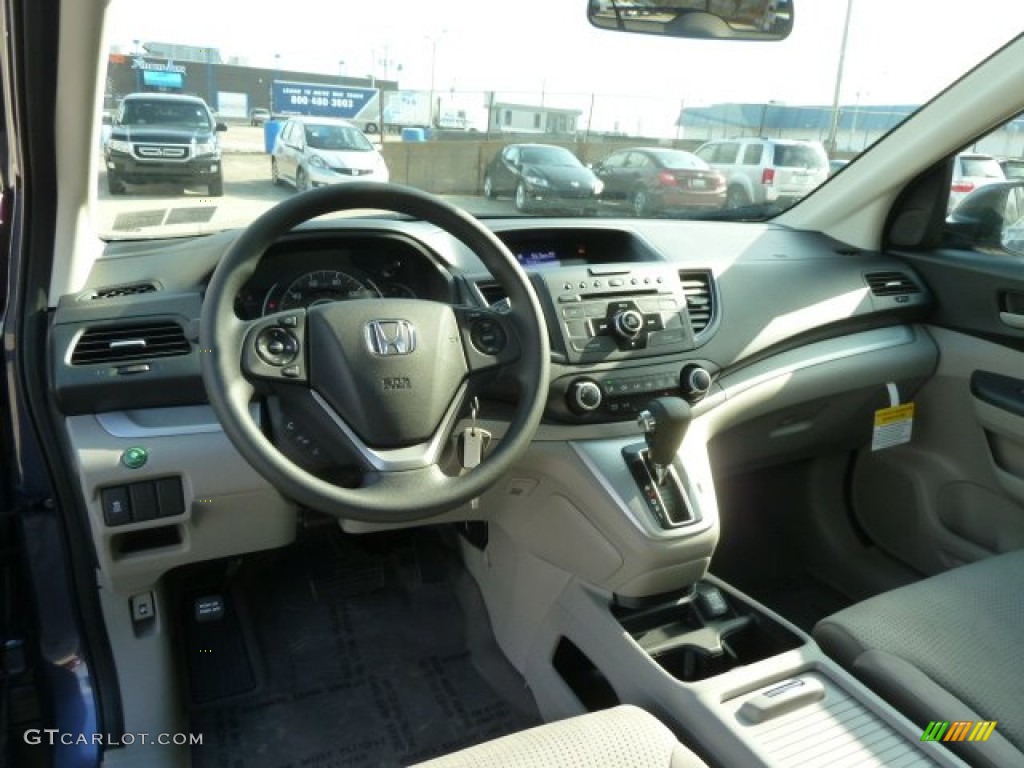 2012 Honda CR-V EX 4WD Gray Dashboard Photo #60738099