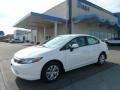 Taffeta White - Civic LX Sedan Photo No. 1