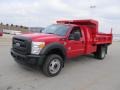 Vermillion Red 2012 Ford F450 Super Duty XL Crew Cab 4x4 Exterior