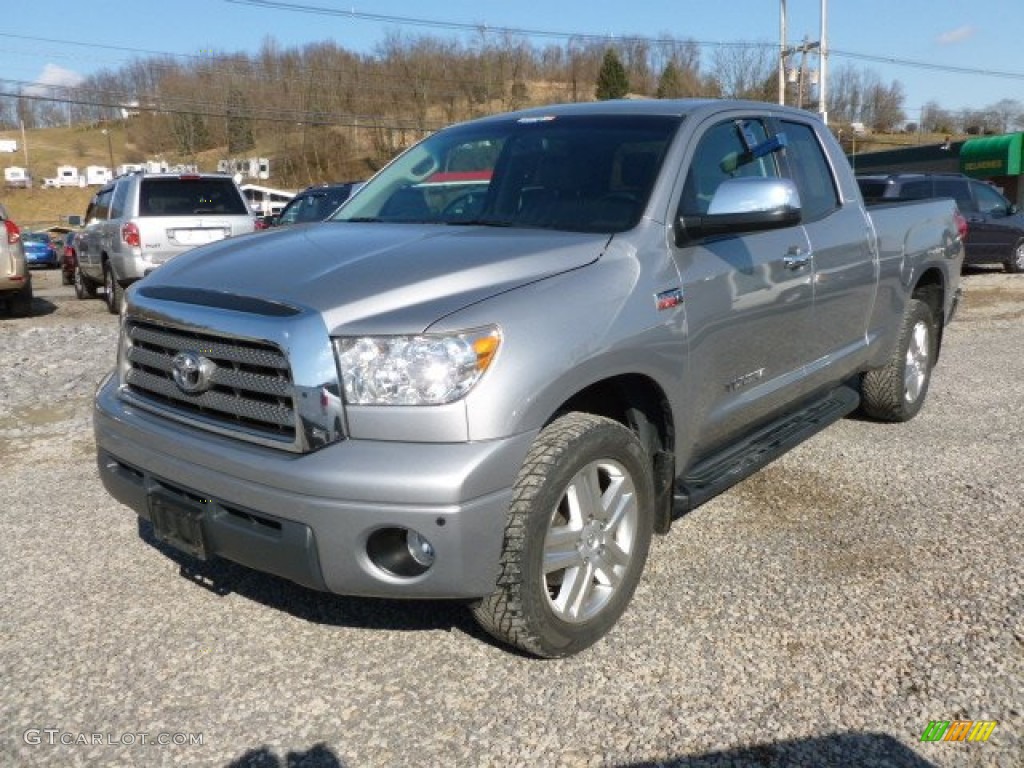 2007 Tundra Limited Double Cab 4x4 - Silver Sky Metallic / Graphite Gray photo #3