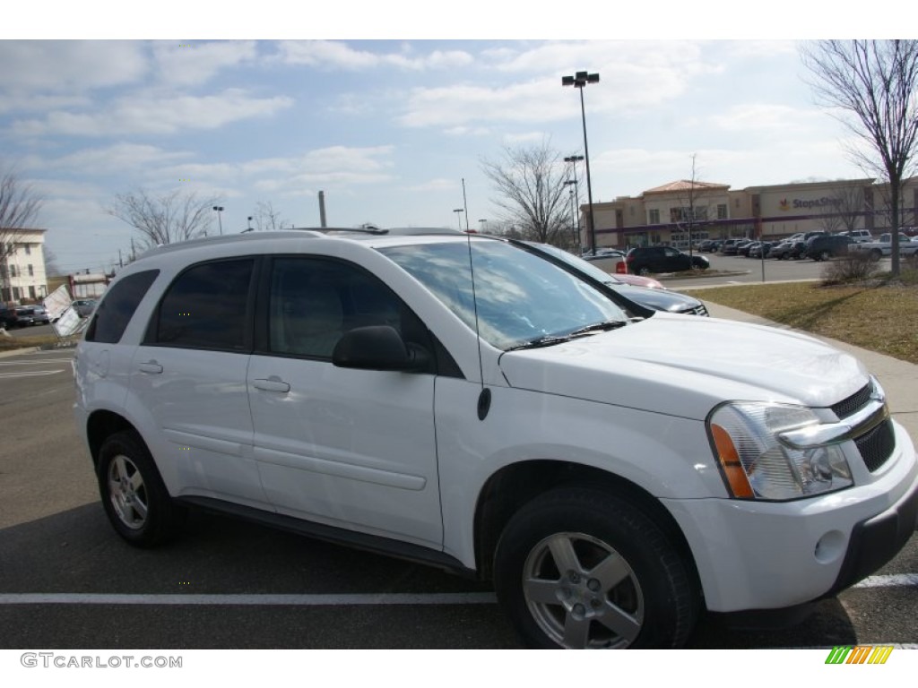 2005 Equinox LT AWD - Summit White / Light Cashmere photo #3