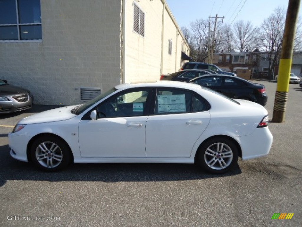 Arctic White 2011 Saab 9-3 2.0T Sport Sedan Exterior Photo #60739796