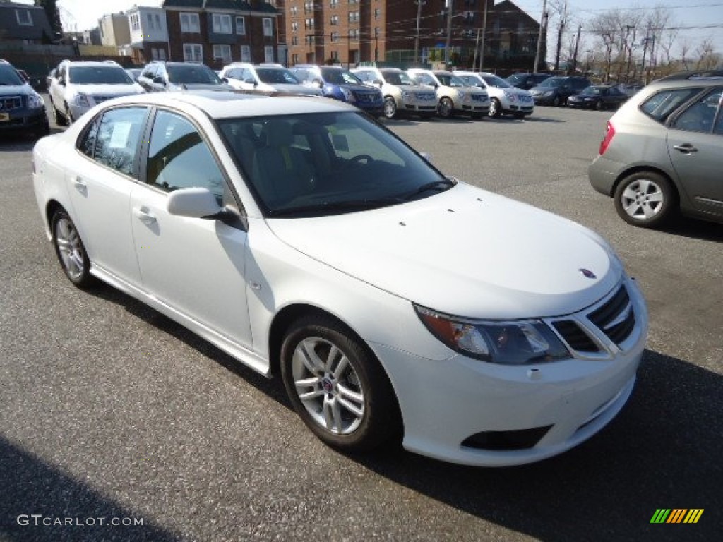 Arctic White 2011 Saab 9-3 2.0T Sport Sedan Exterior Photo #60739838