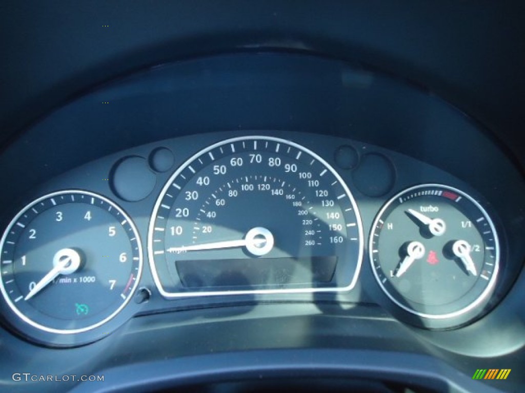 2011 Saab 9-3 2.0T Sport Sedan Gauges Photo #60740021