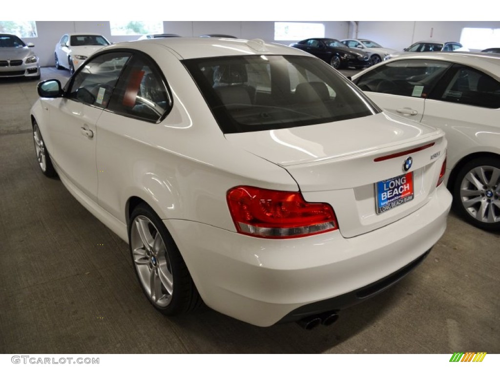 2012 1 Series 135i Coupe - Alpine White / Black photo #5