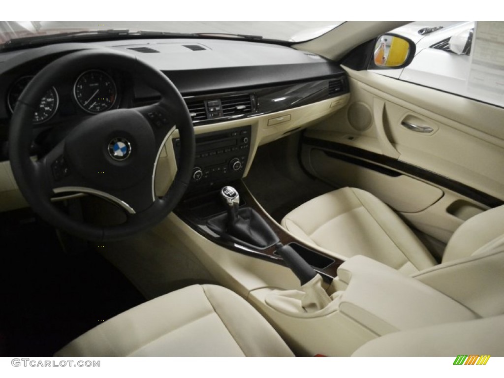 Cream Beige Interior 2012 BMW 3 Series 328i Coupe Photo #60740978