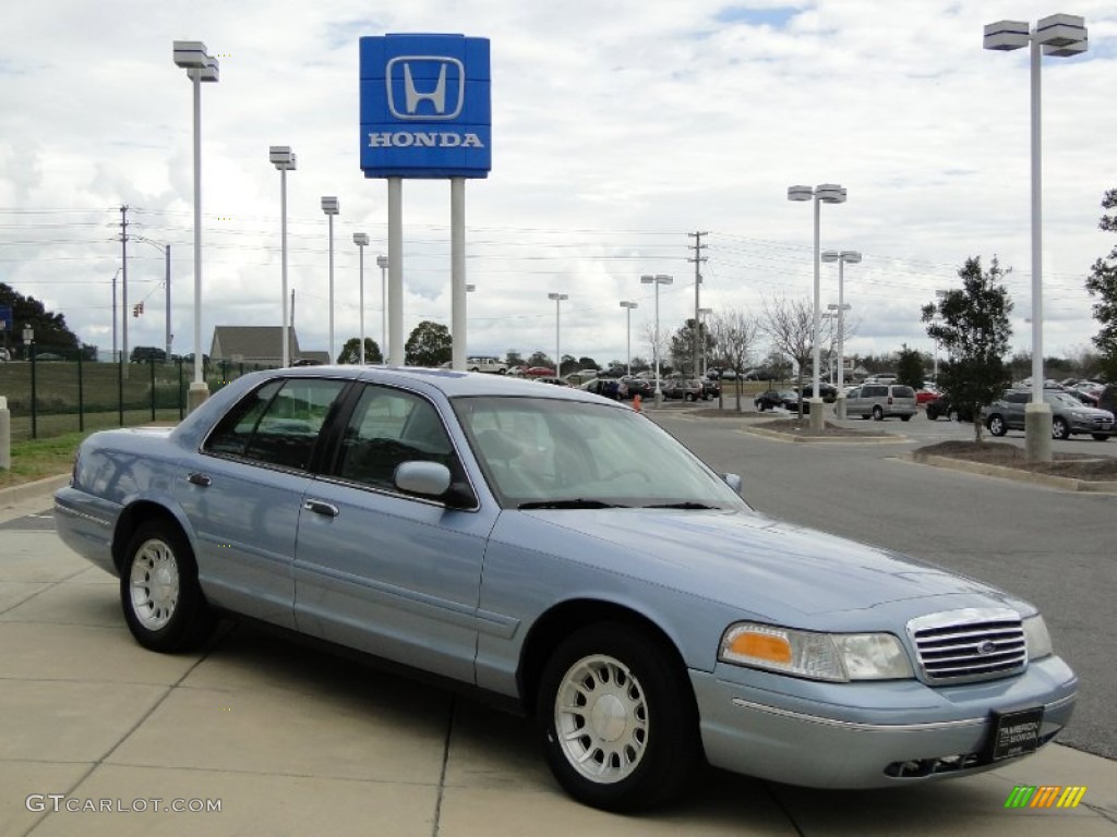 1998 Crown Victoria LX Sedan - Light Denim Blue Metallic / Light Graphite photo #2