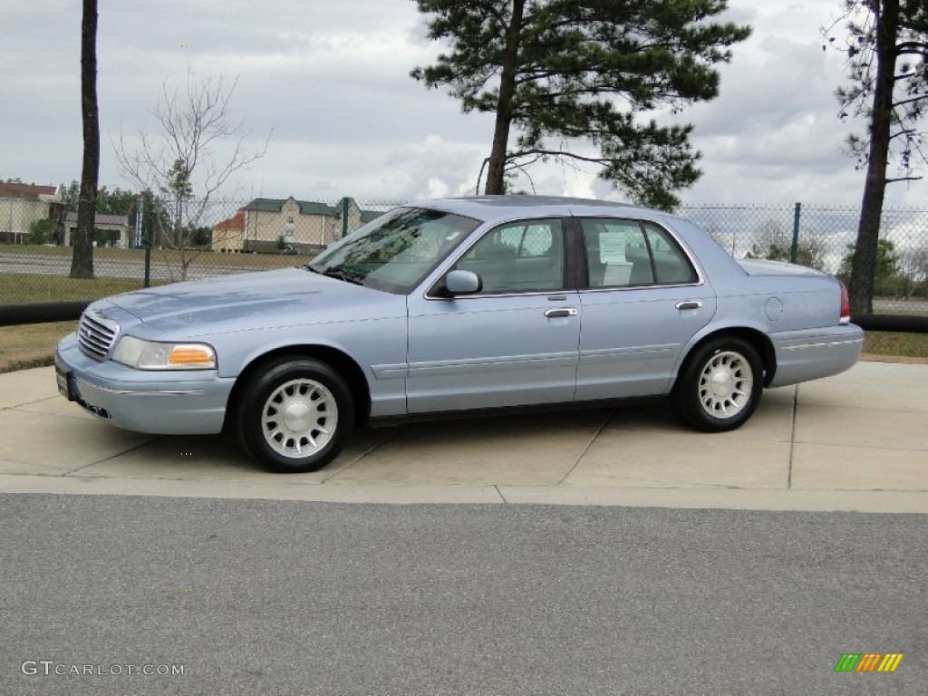 1998 Crown Victoria LX Sedan - Light Denim Blue Metallic / Light Graphite photo #9