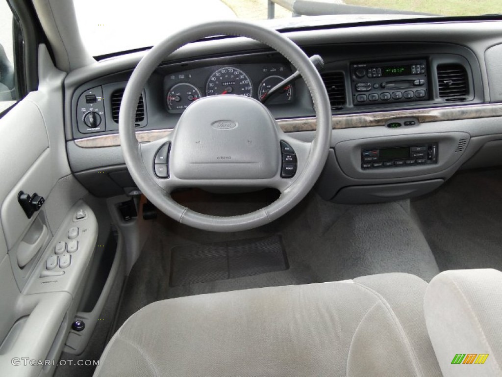 1998 Crown Victoria LX Sedan - Light Denim Blue Metallic / Light Graphite photo #21