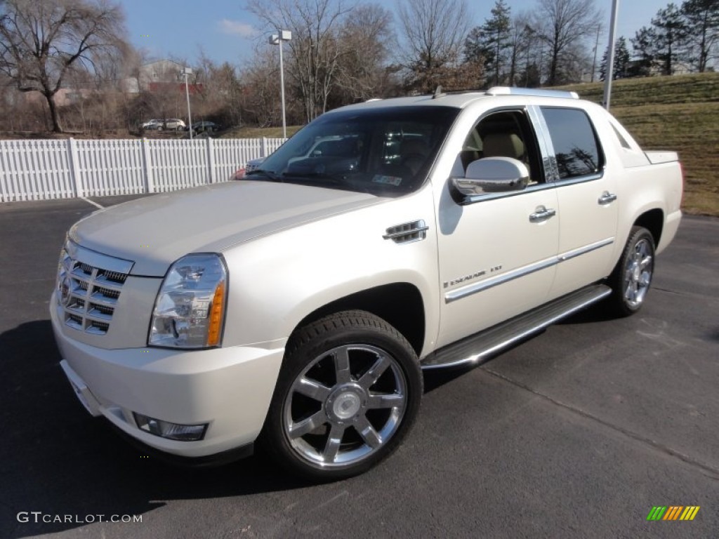 White Diamond 2008 Cadillac Escalade EXT AWD Exterior Photo #60741428