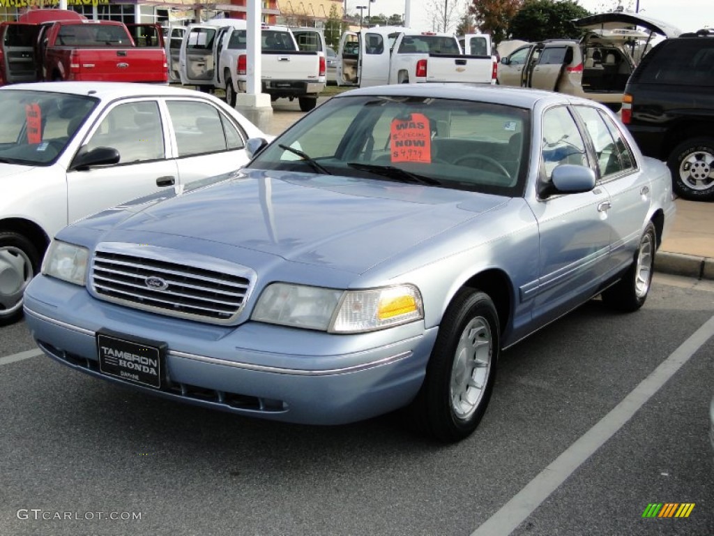 1998 Crown Victoria LX Sedan - Light Denim Blue Metallic / Light Graphite photo #37
