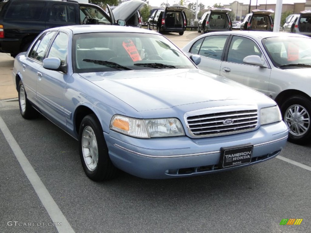 1998 Crown Victoria LX Sedan - Light Denim Blue Metallic / Light Graphite photo #38