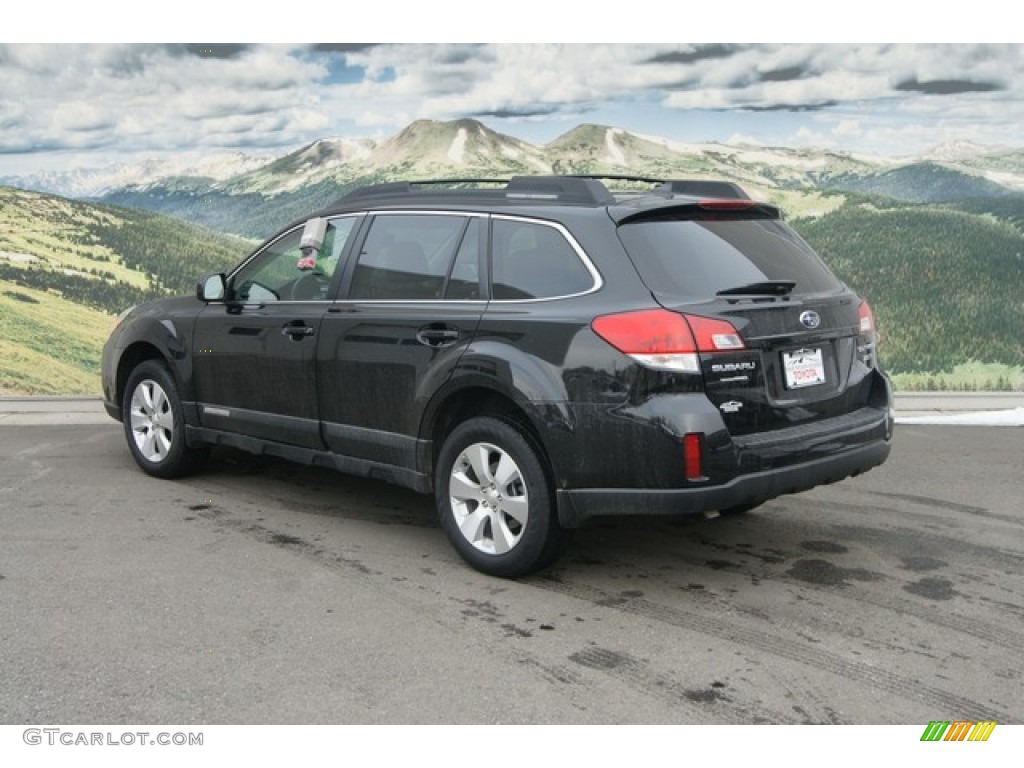 2011 Outback 3.6R Limited Wagon - Crystal Black Silica / Warm Ivory photo #2
