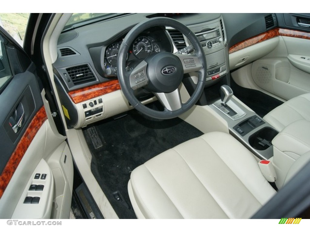 2011 Outback 3.6R Limited Wagon - Crystal Black Silica / Warm Ivory photo #4