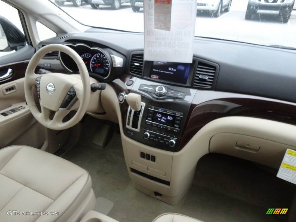 2012 Nissan Quest 3.5 LE Beige Dashboard Photo #60742493
