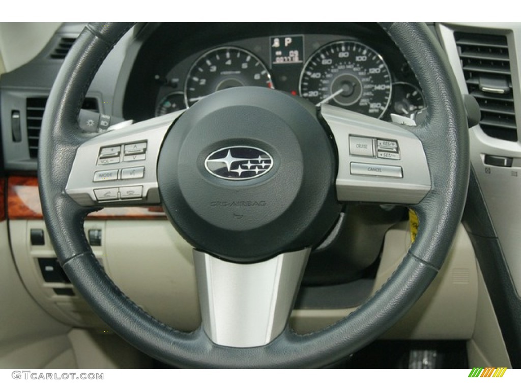 2011 Outback 3.6R Limited Wagon - Crystal Black Silica / Warm Ivory photo #20