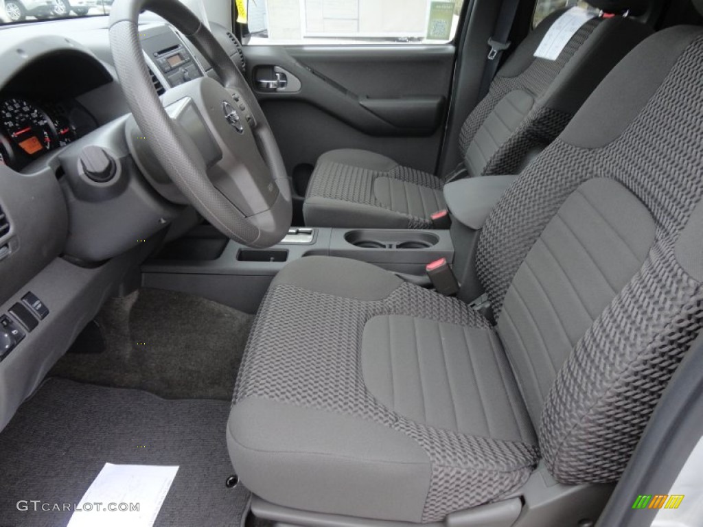 Steel Interior 2012 Nissan Frontier SV V6 King Cab Photo #60743000
