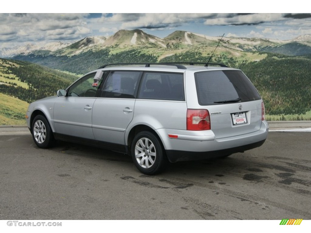 2003 Passat GLS Wagon - Reflex Silver Metallic / Black photo #2