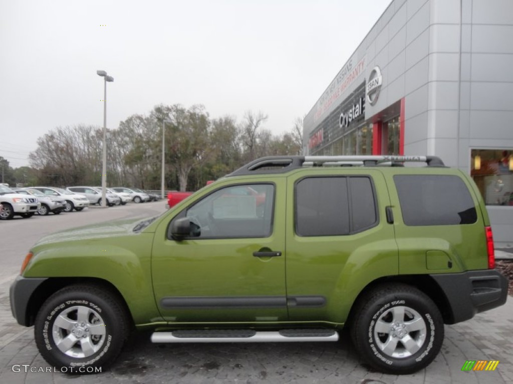 Metallic Green 2012 Nissan Xterra S Exterior Photo #60743345