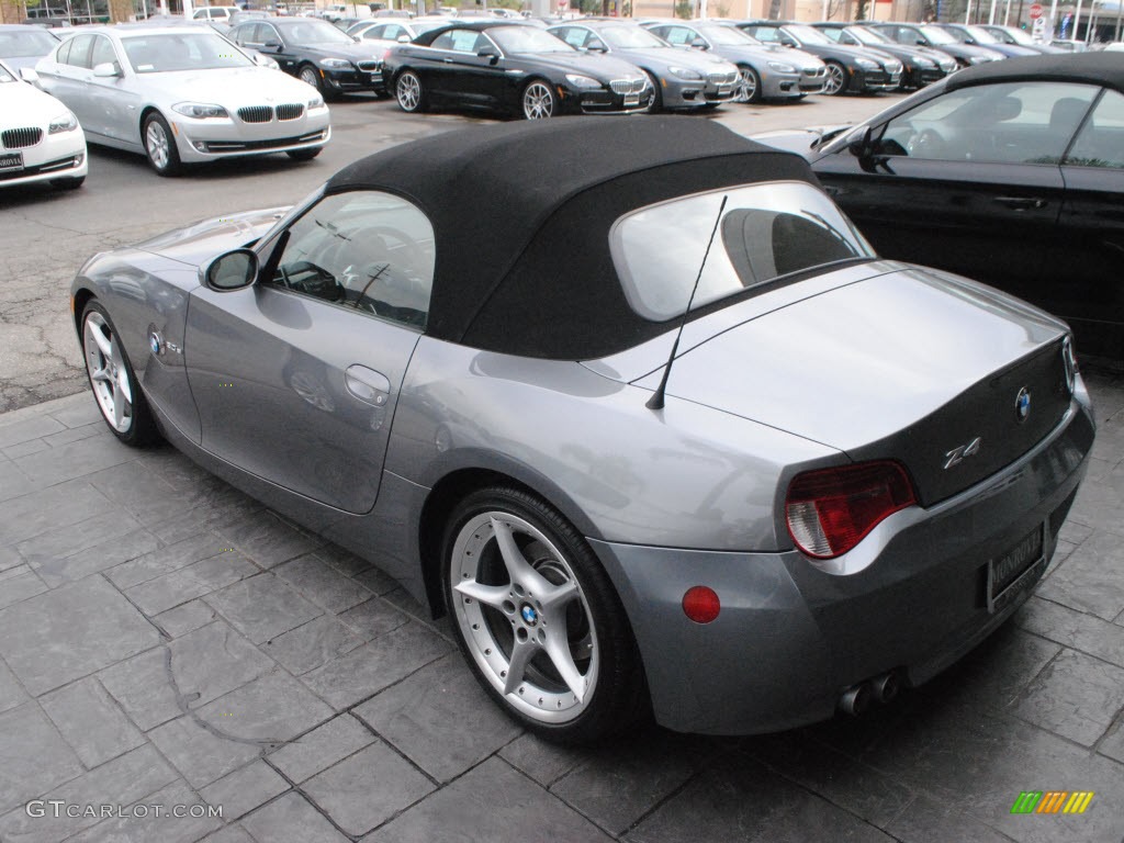2008 Z4 3.0si Roadster - Space Grey Metallic / Black photo #11