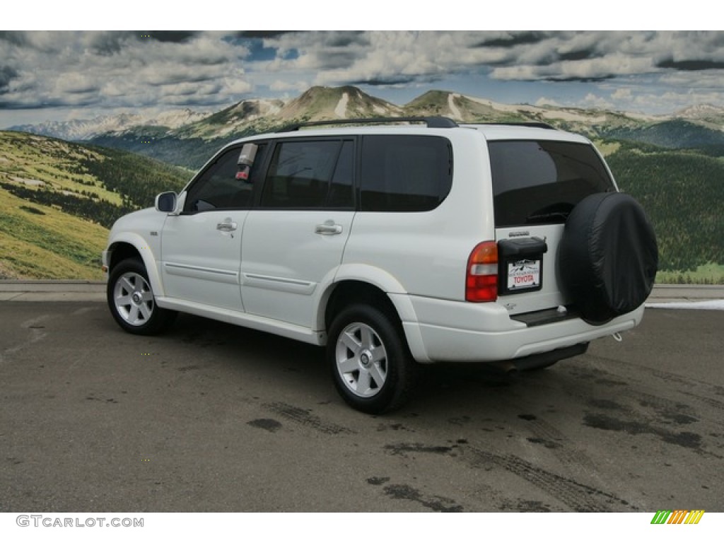 2001 Grand Vitara JLX 4x4 - Polar White / Gray photo #2