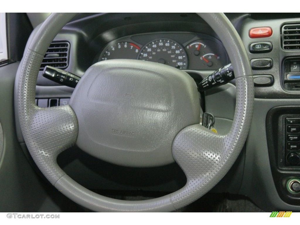 2001 Grand Vitara JLX 4x4 - Polar White / Gray photo #20