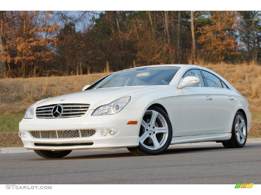 2006 CLS 500 - Alabaster White / Cashmere Beige photo #1