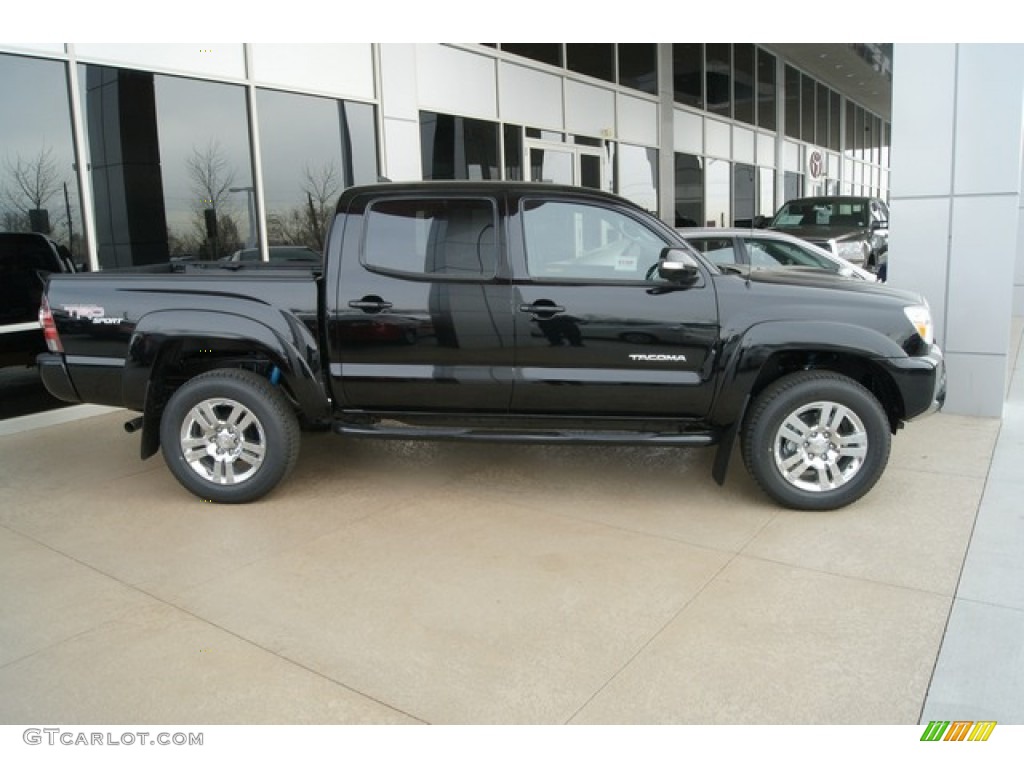 Black 2012 Toyota Tacoma V6 TRD Sport Double Cab 4x4 Exterior Photo #60744545