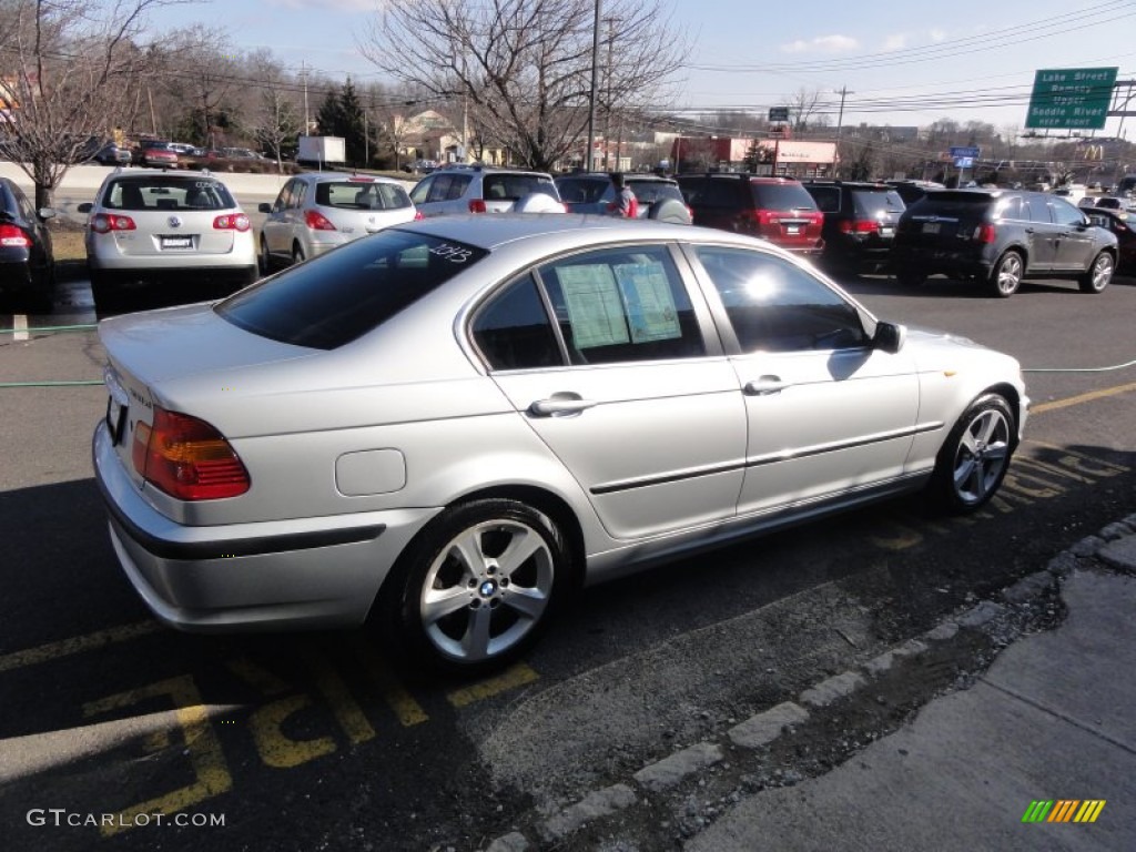 2005 3 Series 330xi Sedan - Titanium Silver Metallic / Black photo #8
