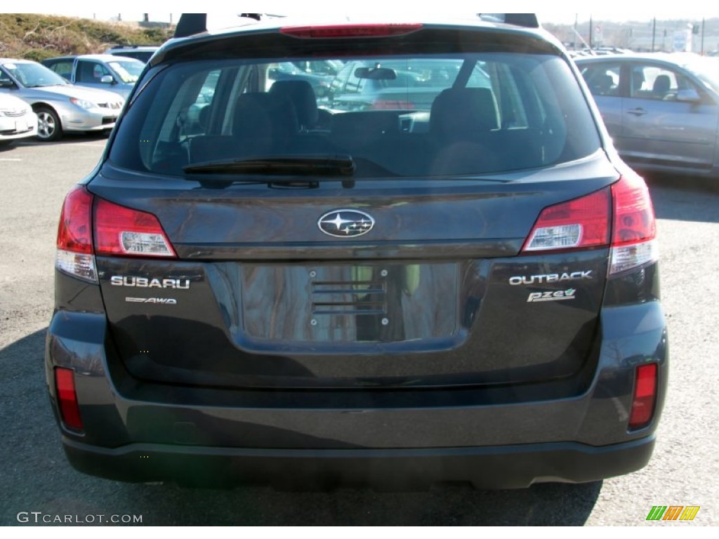 2011 Outback 2.5i Wagon - Graphite Gray Metallic / Off Black photo #7