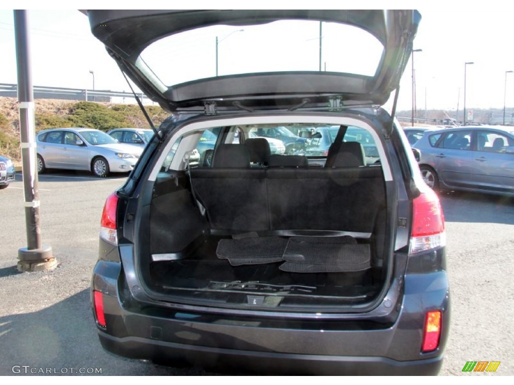 2011 Outback 2.5i Wagon - Graphite Gray Metallic / Off Black photo #8